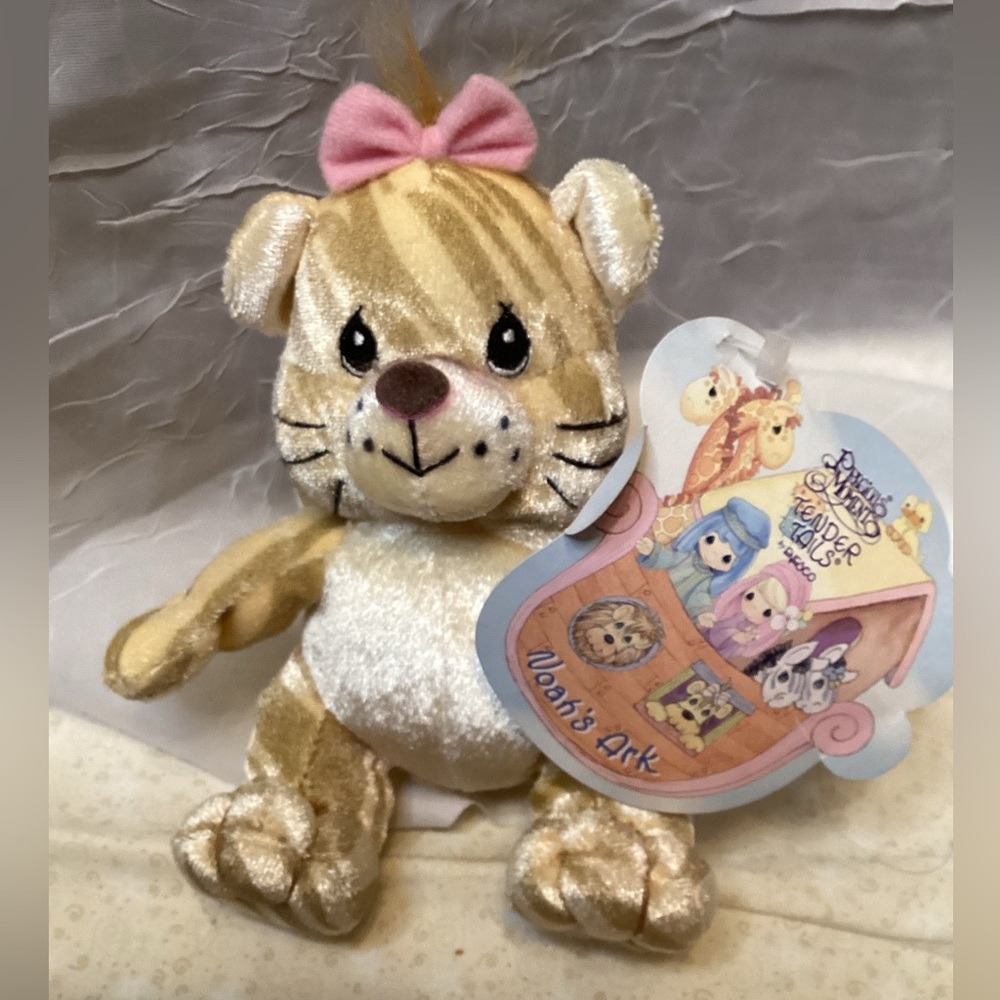 Precious Moments 2001 Tiger Beanie Plush Toy Tender Tails Noah's Ark #851124